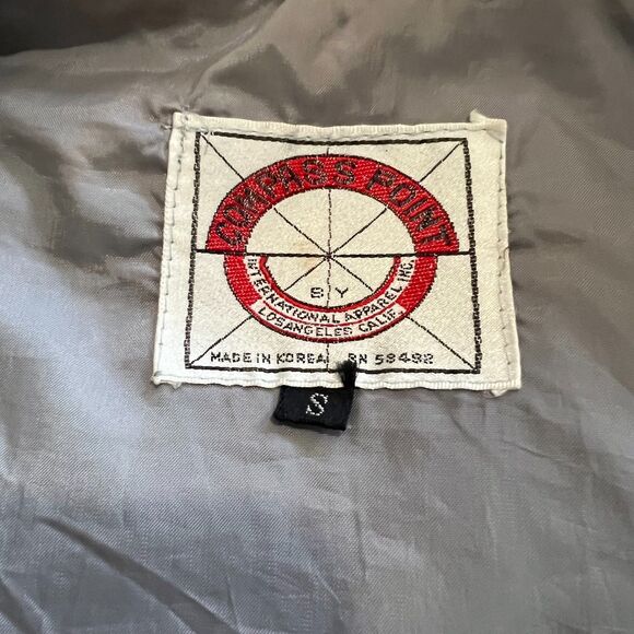 Vintage Compass Point Nylon Tech Vest Zip Vent Slate Gray S Korea - Picture 3 of 9